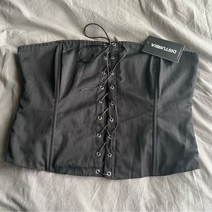 Disturbia Morticia Lace-Up Corset